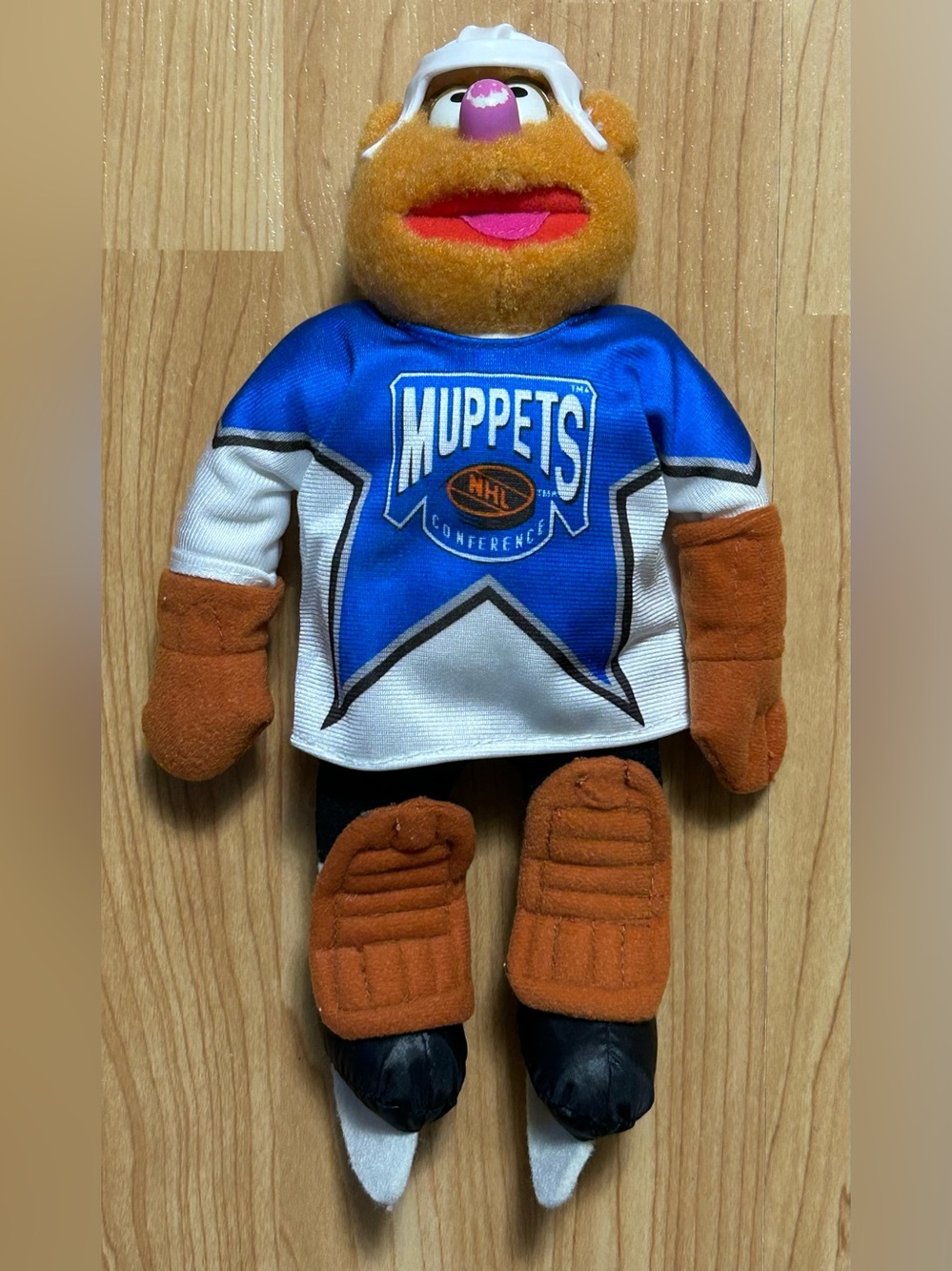 Muppets Plush Hockey Player Toy - Blue & White Jersey
